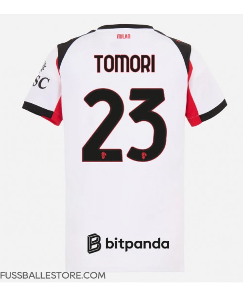 Günstige AC Milan Fikayo Tomori #23 Auswärtstrikot Damen 2025-26 Kurzarm Günstige AC Milan Fikayo Tomori #23 Auswärtstrikot Damen 2025-26 Kurzarm